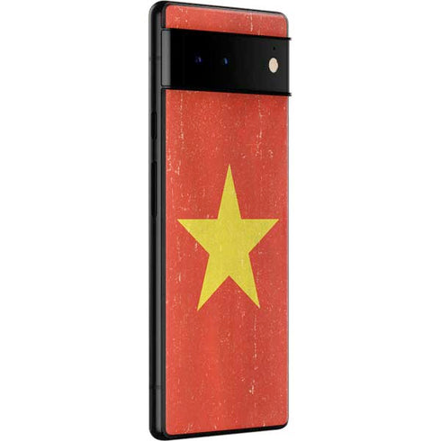 Vietnam Flag Distressed Google Pixel 6 Pro Skin